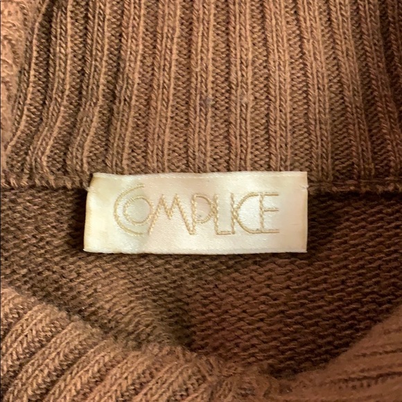 Complice Brown Sweater - Picture 3 of 4